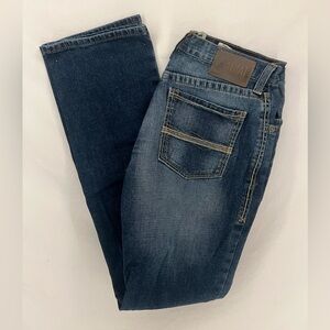 Ariat M4 Low Rise Straight Leg Jeans Mens Size 32/38 Blue Denim Cowboy